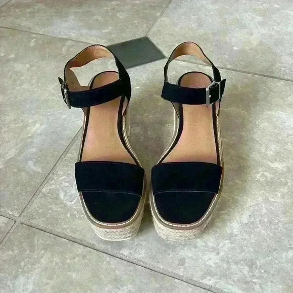 Crown Vintage Pleanne Espadrille Wedge Sandal Size 8.5M - Picture 1 of 9